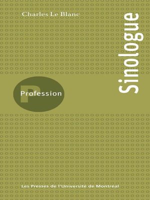 cover image of Profession sinologue